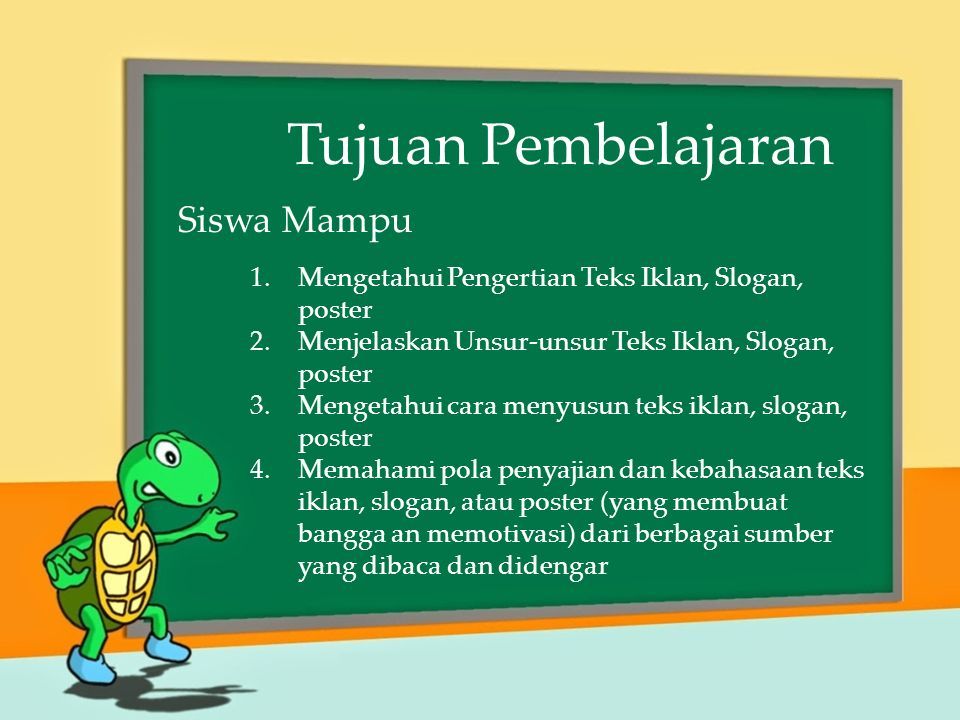 Alasan iklan poster atau semboyan