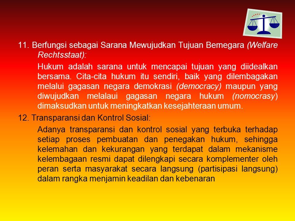 NEGARA HUKUM (RULE OF LAW) Materi Pend. Kewarganegaraan Untuk Perguruan ...