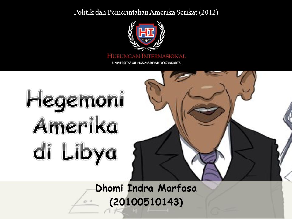 Dhomi Indra Marfasa ( ) Politik dan Pemerintahan Amerika Serikat (2012)
