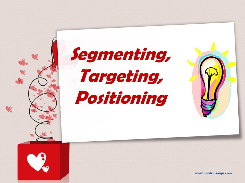 Segmenting, Targeting, Positioning
