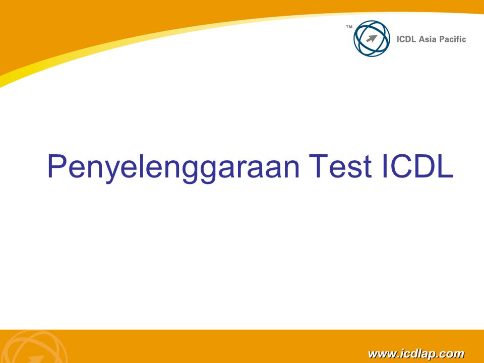 Penyelenggaraan Test ICDL