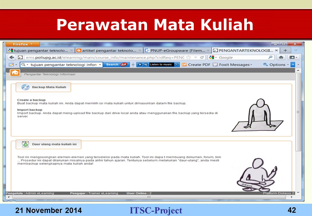 ITSC-Project 21 November Perawatan Mata Kuliah