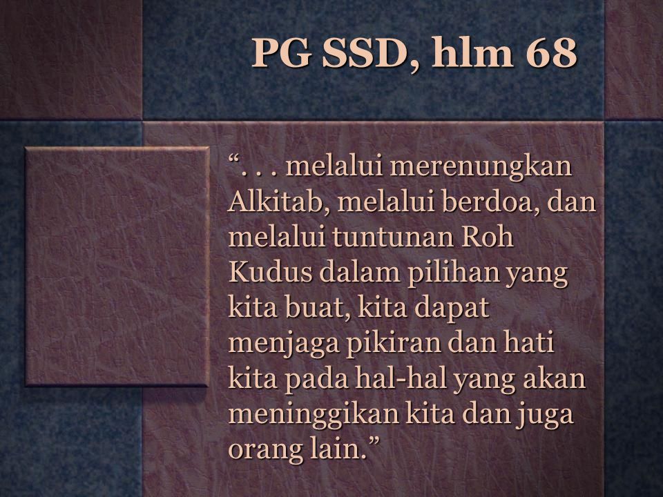 PG SSD, hlm