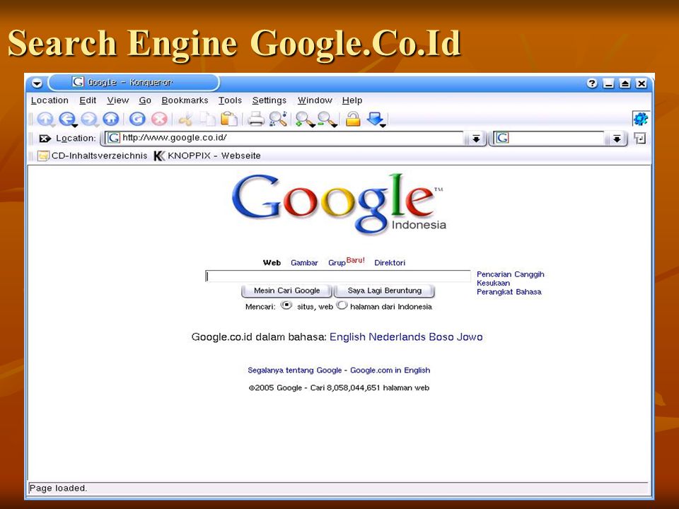 Search Engine Google.Co.Id