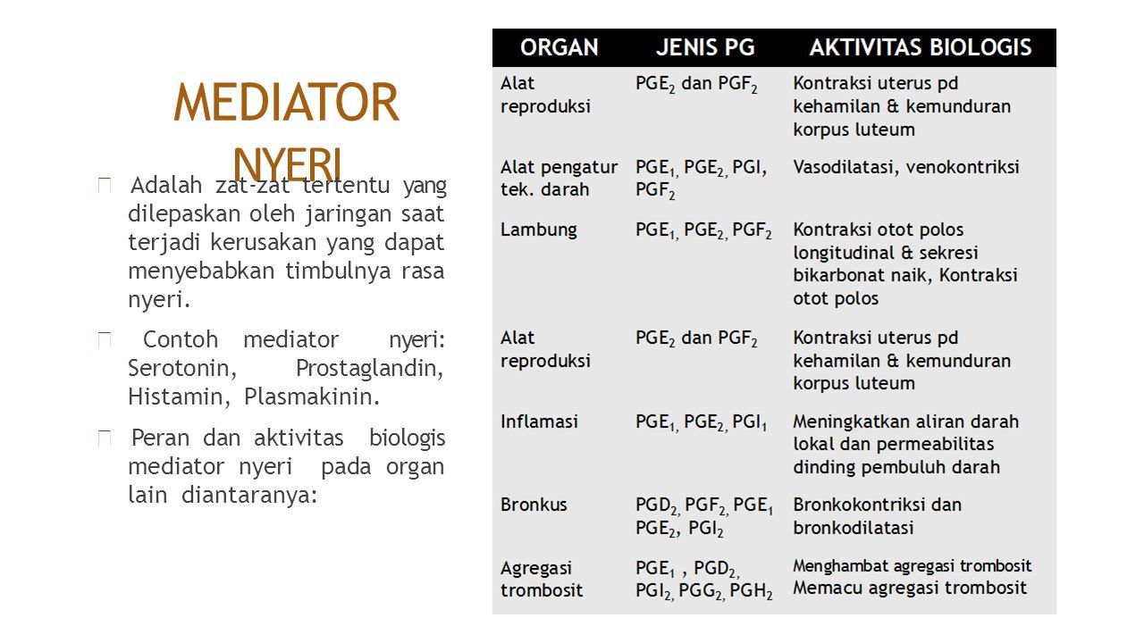 Farmakologi Analgetik Antipiretik Dan Antiinflamasi Ppt Download