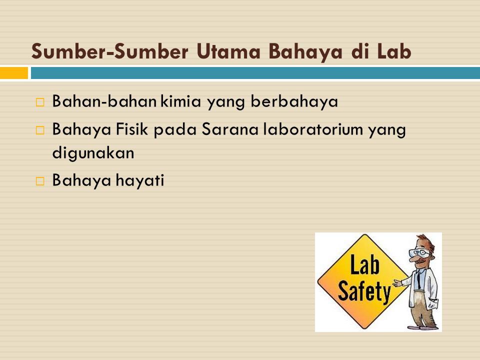 Penerapan K3 Di Laboratorium By Komarul Fausiyah Ppt Download