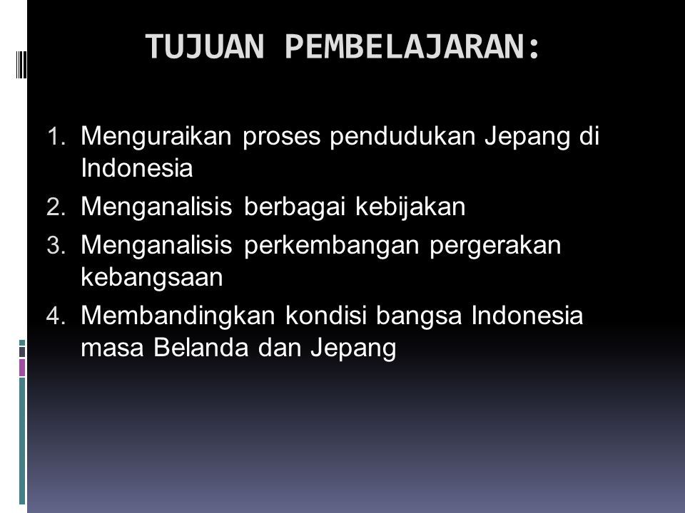 Pengaruh penjajahan jepang bagi masyarakat indonesia dalam aspek pendidikan adalah