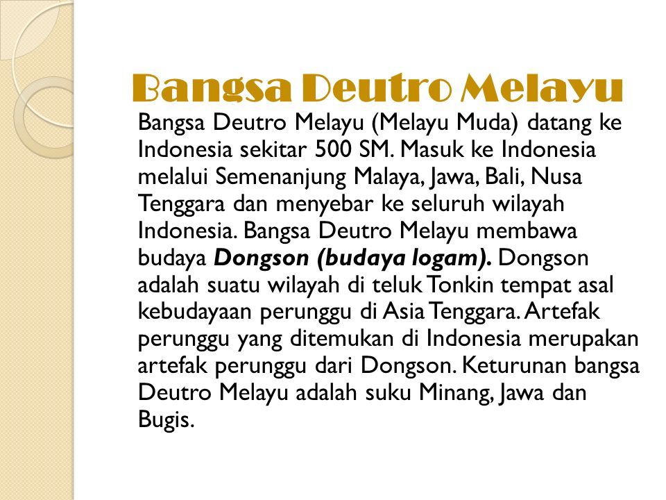 Bangsa indonesia yang termasuk keturunan bangsa deutero melayu adalah suku …
