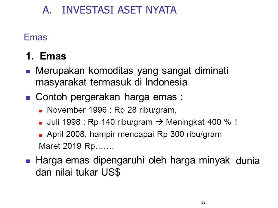 1 KONSEP DASAR INVESTASI. Topik Bahasan Pengertian & Tujuan Investasi ...